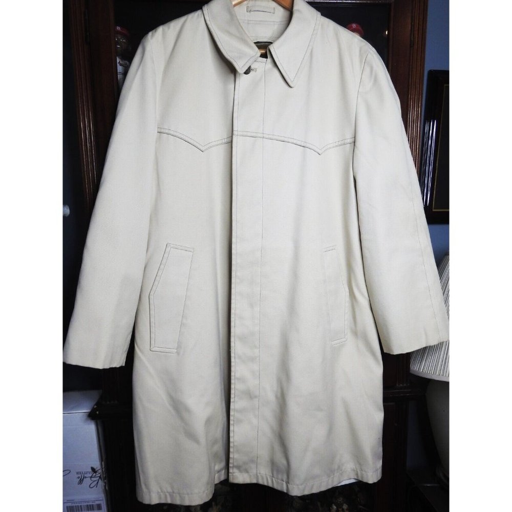 London Fog Maincoat/Over Coat/Trench Coat/Raincoat/Men Size 40 Regular